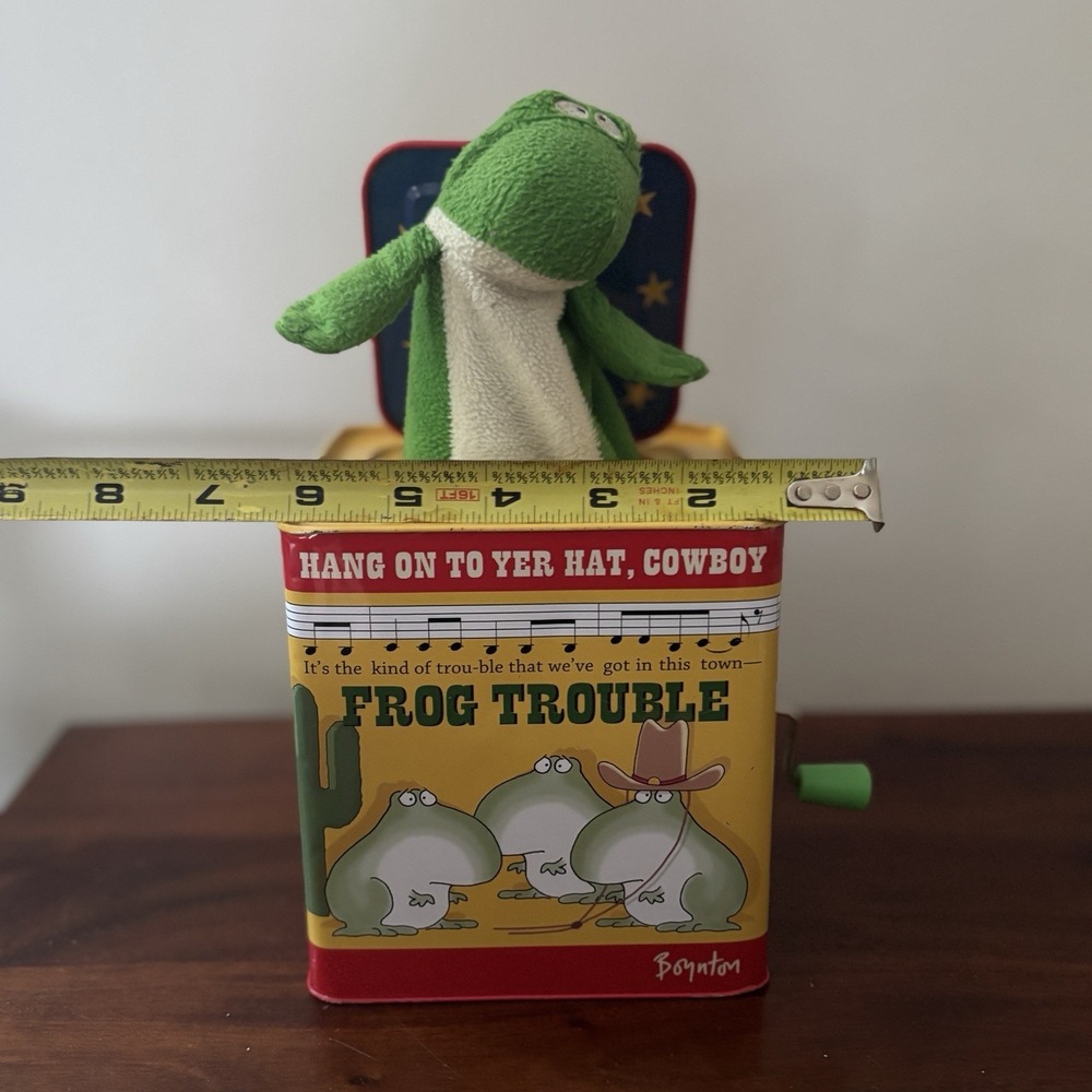 WORKING FROG-IN-THE-BOX  - Jack-In-The-Box 2013 Boynton‎ Frog Trouble - Picture 9 of 11